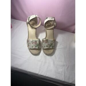 Vince Camuto Floral Espadrille Wedges Women's 9.5